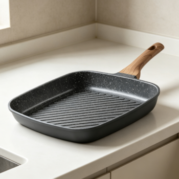 11-Inch Premium Granite Nonstick Grill Pan for Steak